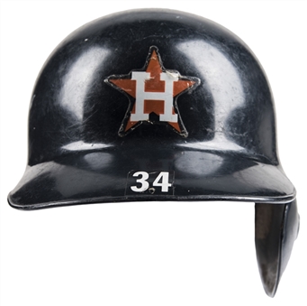 1980-1982 Nolan Ryan Game Used Houston Astros Batting Helmet (Ryan LOA & MEARS)